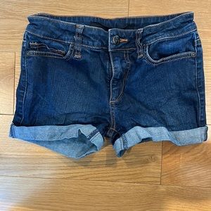Joe’s Jeans dark denim shorts size 25